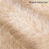 Warm Thick Faux Fur Sofa Protector Non-Slip Couch Cover
