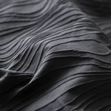 Wavy Jacquard Percale Cotton Duvet Cover Bed Sheet Set