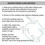 Breathable Vest For Sunstroke Prevention Water-soakable Dog Cooling Vest