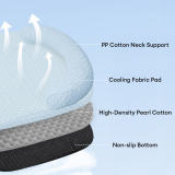Ice Dot Cooling Breathable Pet Mat with Pillow for Cats and Dogs