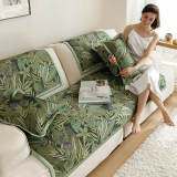 All-Season Cooling Pastoral Floral Couch Cover