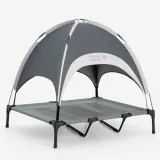 Multi-Functional Breathable Cooling Elevated Dog Bed with Canopy - PawAir