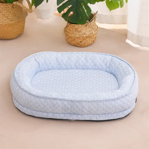 Cooling Comfort Elevated Donut Oval Dog Bed