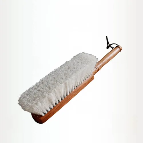 Sandalwood Handle Wool Bristle Multifunctional Dust Cleaning Brush