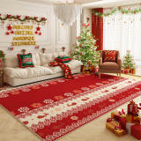 Merry Christmas Multi-Purpose Non-Slip Decorative Large Area Home Rug