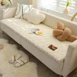 Bread Shape Chenille Non-slip Couch Cover