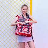 Trendy Hawaiian Print Portable and Comfortable Pet Travel Cat Backpack