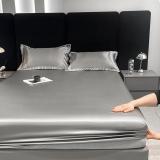 Pet-Friendly & Fur-Resistant Waterproof Satin Fitted Sheet Mattress Protector