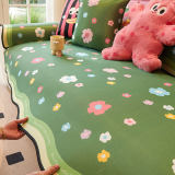 Ice Silk Anti-Scratch Dopamine Pattern Couch Cover
