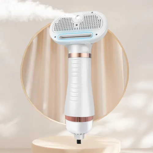 Multifunctional Combing Brush Pet Hair Dryer with Steam