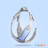 Breathable Reflective Vest Style Dog Leash and Chest Harness