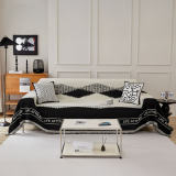 Chenille Short Velvet Artistic Pattern Throw Couch Cover