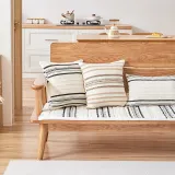 Cozy Chenille Striped Plush Sofa Protector Pet Mat Non-slip Couch Cover
