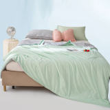 Macaron Dual-Color Cooling Ice Silk Blanket