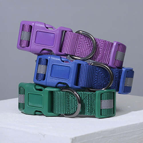 Nylon Adjustable Reflective No-Pull Dog Harness Collar and Leash