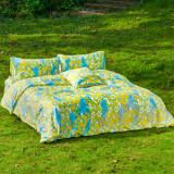 Funky Floral Playful Comfort Cotton Duvet Cover Bed Sheet Set