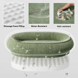 Square Water-Resistant Anti-Scratch Short Plush Dog Bed