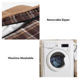 Extra Large Washable Teddy Fluffy Rectangle Dog Bed - Night-night
