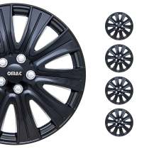 16 Hub Caps for Ford Transit 150 250 350 2015-2025 Black Silver Wheel Covers 4x