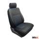 2015-2025 Ford Transit Leather Custom fit Car Seat Cover Black Blue