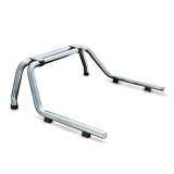 2005-2021 Nissan Frontier Sport Bar Truck Bed Chase Roll Bar Stainless Steel Silver