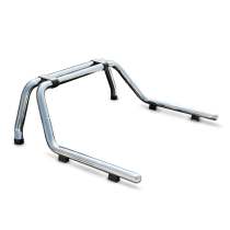 2005-2021 Nissan Frontier Sport Bar Truck Bed Chase Roll Bar Stainless Steel Silver