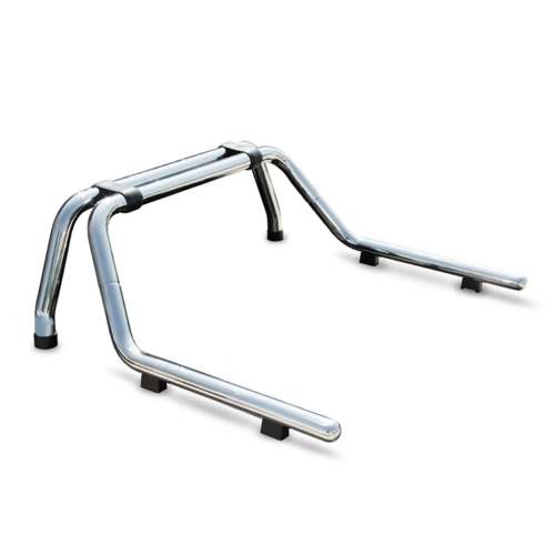 2005-2021 Nissan Frontier Sport Bar Truck Bed Chase Roll Bar Stainless Steel Silver