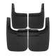 2017-2018 Ford F-250/F-350 Front & Rear Mud Flap Splash Guards w/out Wheel Lip