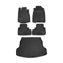 2012-2016 Honda CR-V Floor Mats & Cargo Liner Full Set All Weather Black