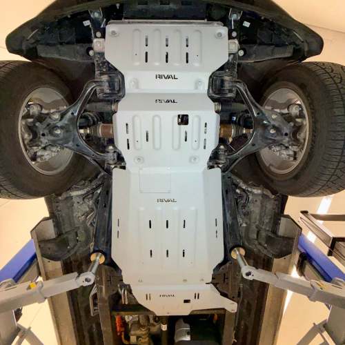 Full Set RIVAL Aluminum Skid Plates 2015-2025 Ford F-150 PowerBoost Only