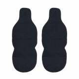 Hummer Antiperspirant Front Seat Cover Pads Black Grey 2 Pcs