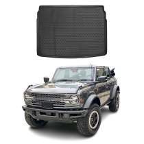 2021-2024 Ford Bronco Sport Cargo Liner Trunk Mat All Weather Full Size Spare Wheel Black