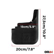 2014-2020 Nissan Rogue Mud Guards Splash Mud Flaps Black 4 Pcs