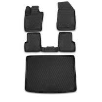 2016-2023 Fiat 500X Floor Mats & Cargo Liner Full Set All Weather Black