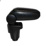 2014-2020 Fiat 500L Black Center Console Armrest Plastic PU Leather 1Pc