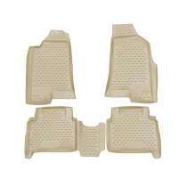 2006-2010 Hummer H3/H3T Floor Mats Liners Full Set All Weather Beige