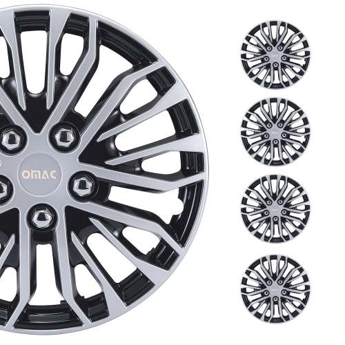 16 Wheel Covers for Ford Transit 150 250 350 2015-2025 Black Silver 4x Hub Caps