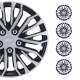 16 Wheel Covers for Ford Transit 150 250 350 2015-2025 Black Silver 4x Hub Caps