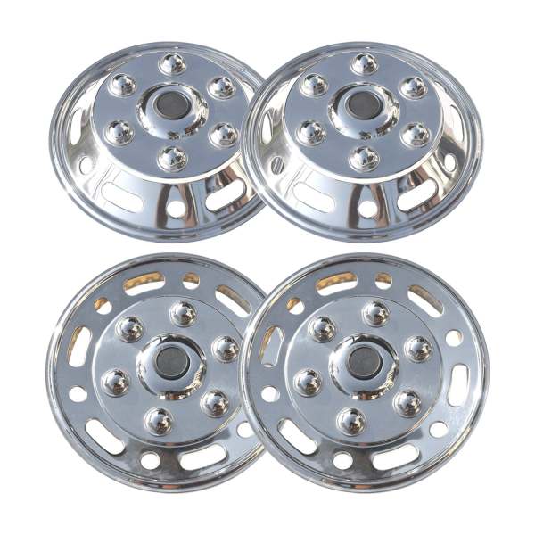 2016-2024 Mercedes Metris 16 Dual Wheel Simulator Hubcaps Steel 4x