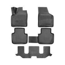 2018-2025 Volkswagen Atlas Floor Mats Liners Full Set All Weather Black