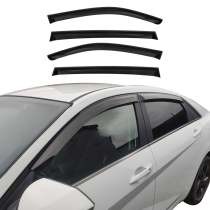 2017-2020 Jaguar XE Window Visor Vent Rain Deflector 4Pcs Smoke