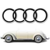 4x Portawalls Black White Wall Tire Insert 14 Rims Sidewall Set