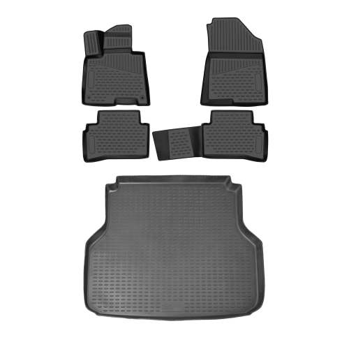 2023-2025 Kia Sportage Floor Mats & Cargo Liner Full Set Black