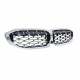 2019-2025 BMW 3 Series G20 Sedan Front Kidney Grille Glossy Black & Silvery Meteor