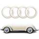 Nissan 16 Tire Wall Portawall Rims Sidewall Rubber Ring Set White 4x