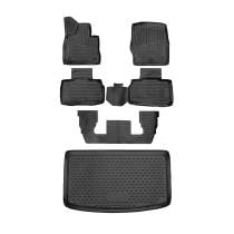 2020-2025 Ford Explorer Floor Mats & Cargo Liner Full Set All Weather Black