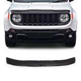 2015-2024 Jeep Renegade Front Bug Shield Hood Deflector Guard Black Smoke