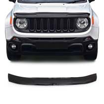 2015-2024 Jeep Renegade Front Bug Shield Hood Deflector Guard Black Smoke