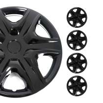 Virginia Hub Caps Wheel Cover 16 Black Full Set 4 pcs.