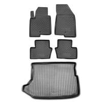 2007-2012 Dodge Caliber Floor Mats & Cargo Liner Full Set All Weather Black